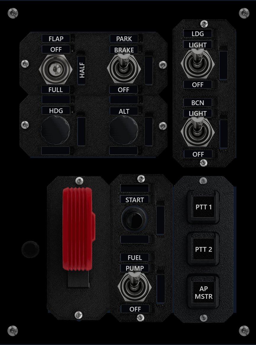 SIMINPUT - Modular Sim Racing & Flight Button Box