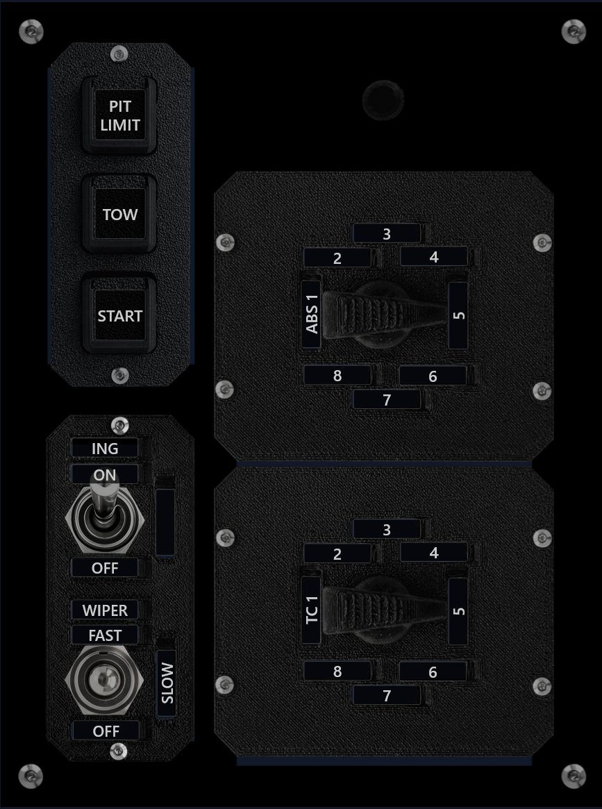 SIMINPUT - Modular Sim Racing & Flight Button Box